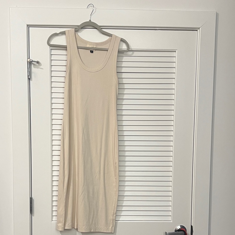 Universal Thread Sleeveless Tan Midi Dress